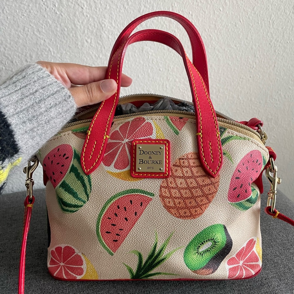 Dooney and Bourke Fruit Printed Crossbody